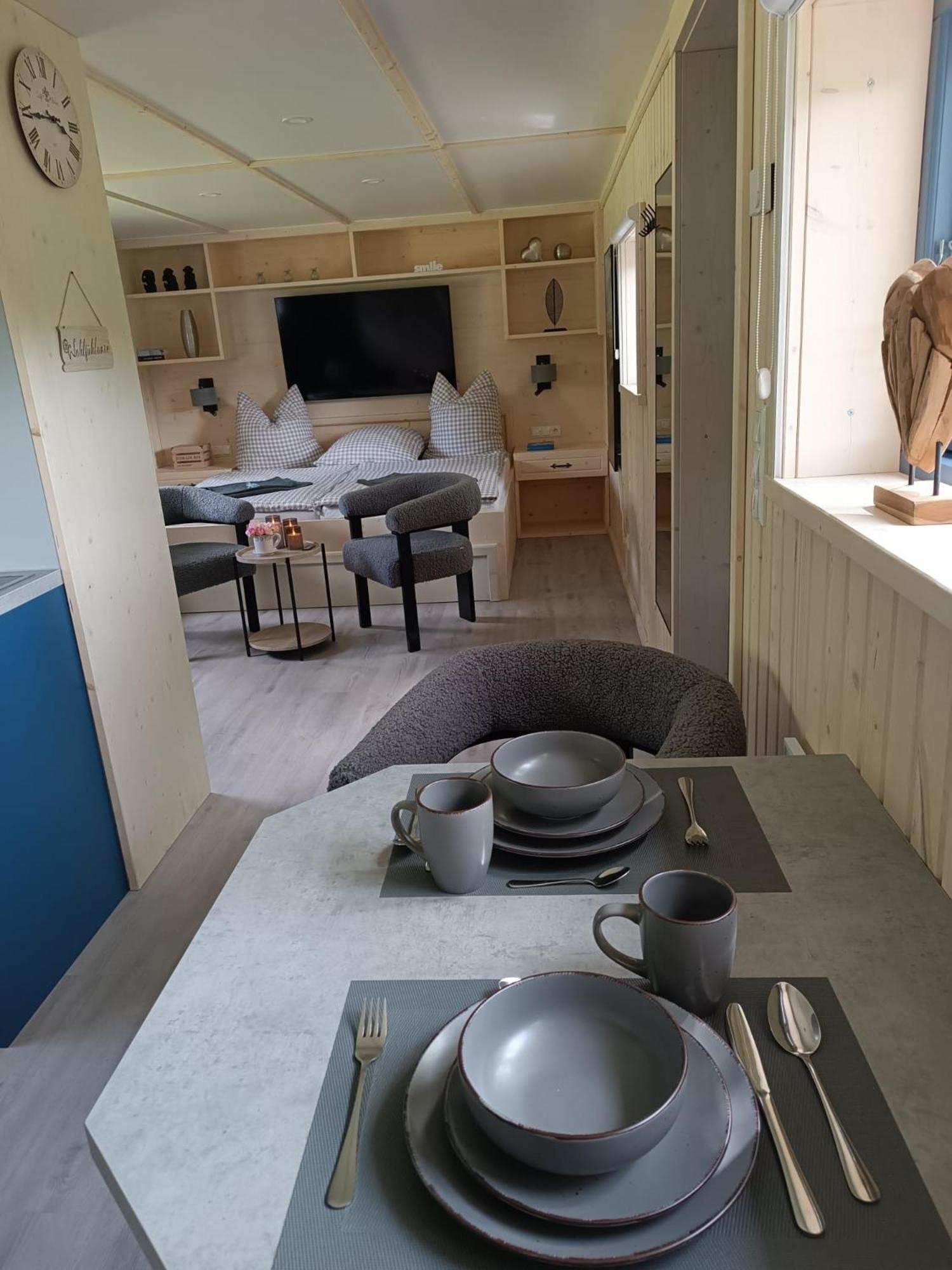 Tiny House & Alpaka-Erlebnis Im Ruhner Land - Naturidylle Pur Ziegendorf Eksteriør bilde